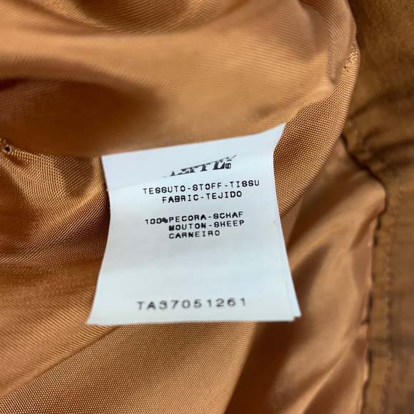 JEAN PAUL GAULTIER Size 38 Tan Suede Flat Front Casual Pants - Picture 3 of 4